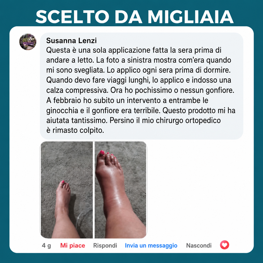 RelivaDerm: Concentrato di erbe per gambe gonfie