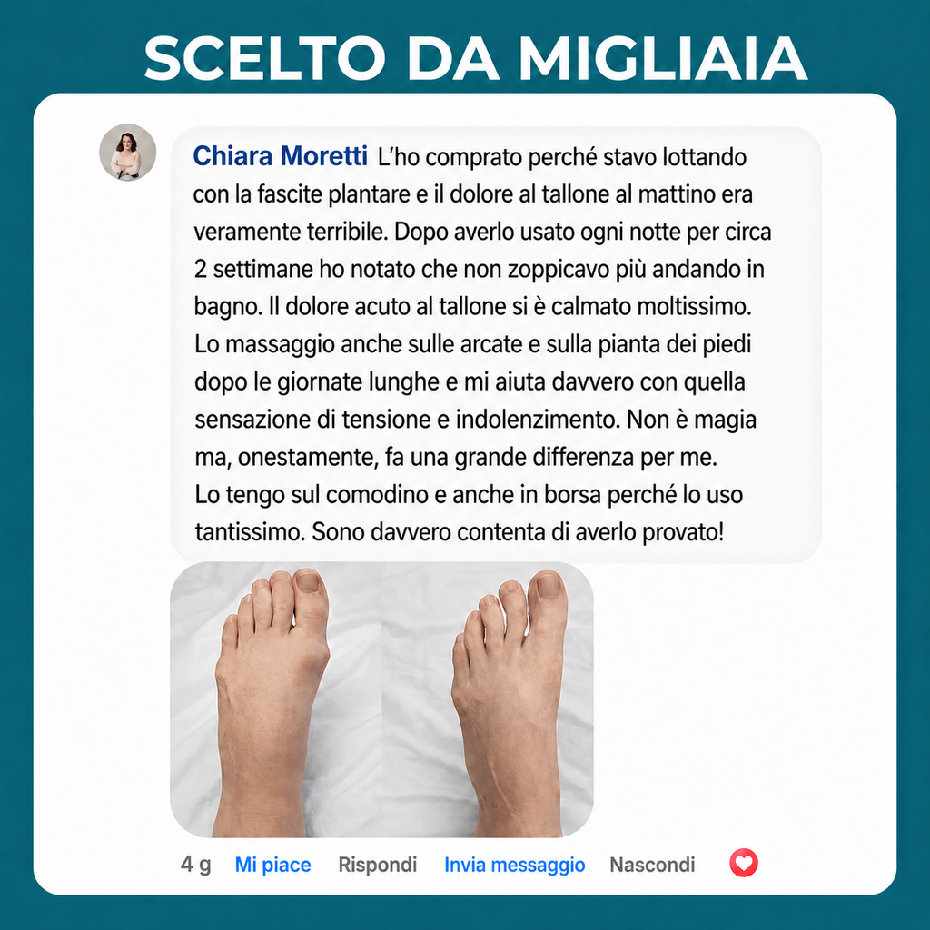 RelivaDerm Balsamo alle erbe per fascite plantare