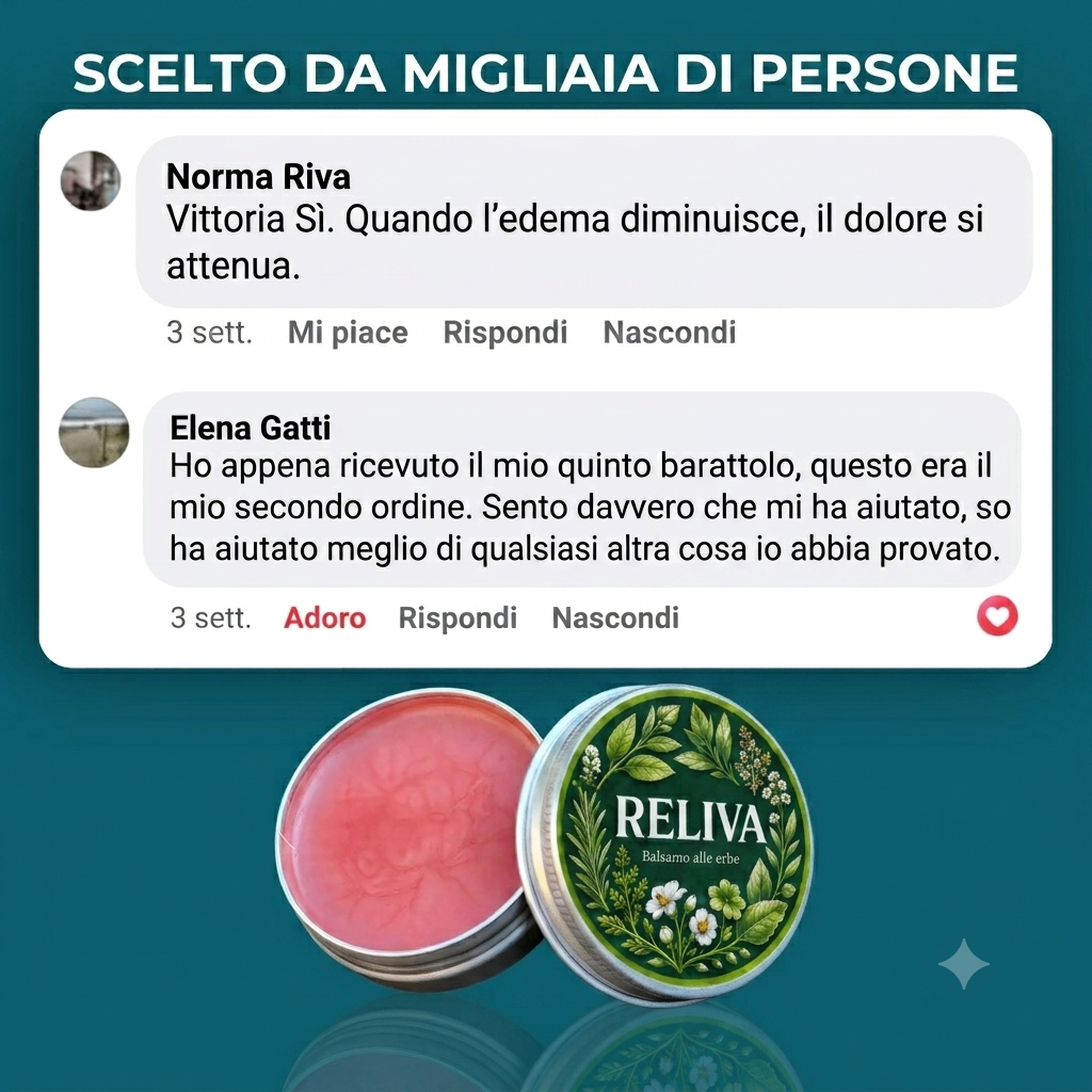 RelivaDerm: Concentrato di erbe per gambe gonfie