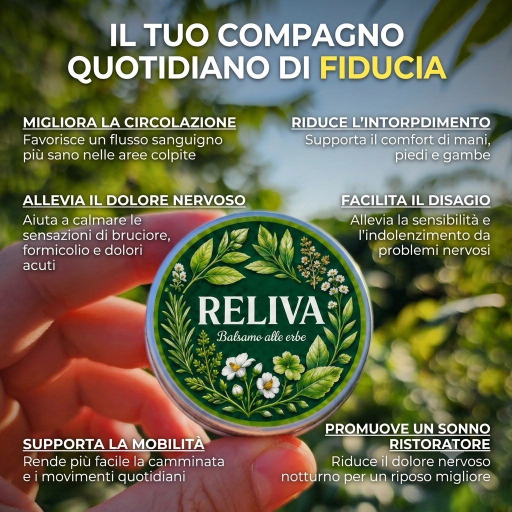 Reliva Derm Balsamo alle erbe per la neuropatia
