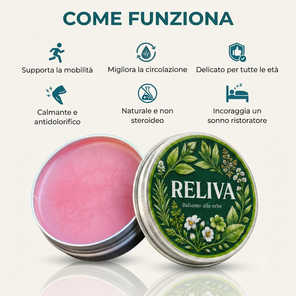 RelivaDerm: Concentrato di erbe per gambe gonfie